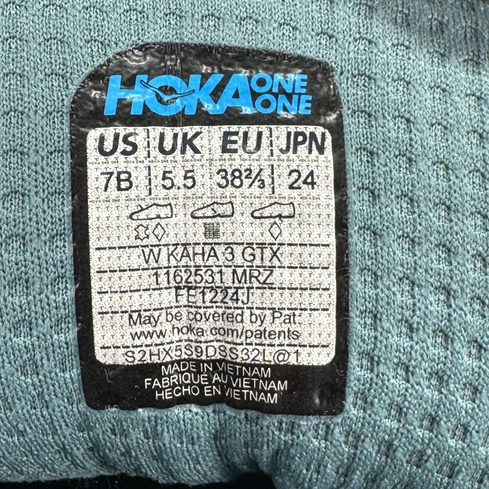 NWT Hoka Kaha 3 GTX Women's Size 7B Mountain Fog Druzy Mid-Cut Hiking Boots - Picture 10 of 11
